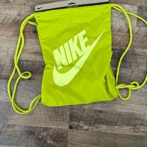Nike Bright Lime Drawstring Bag